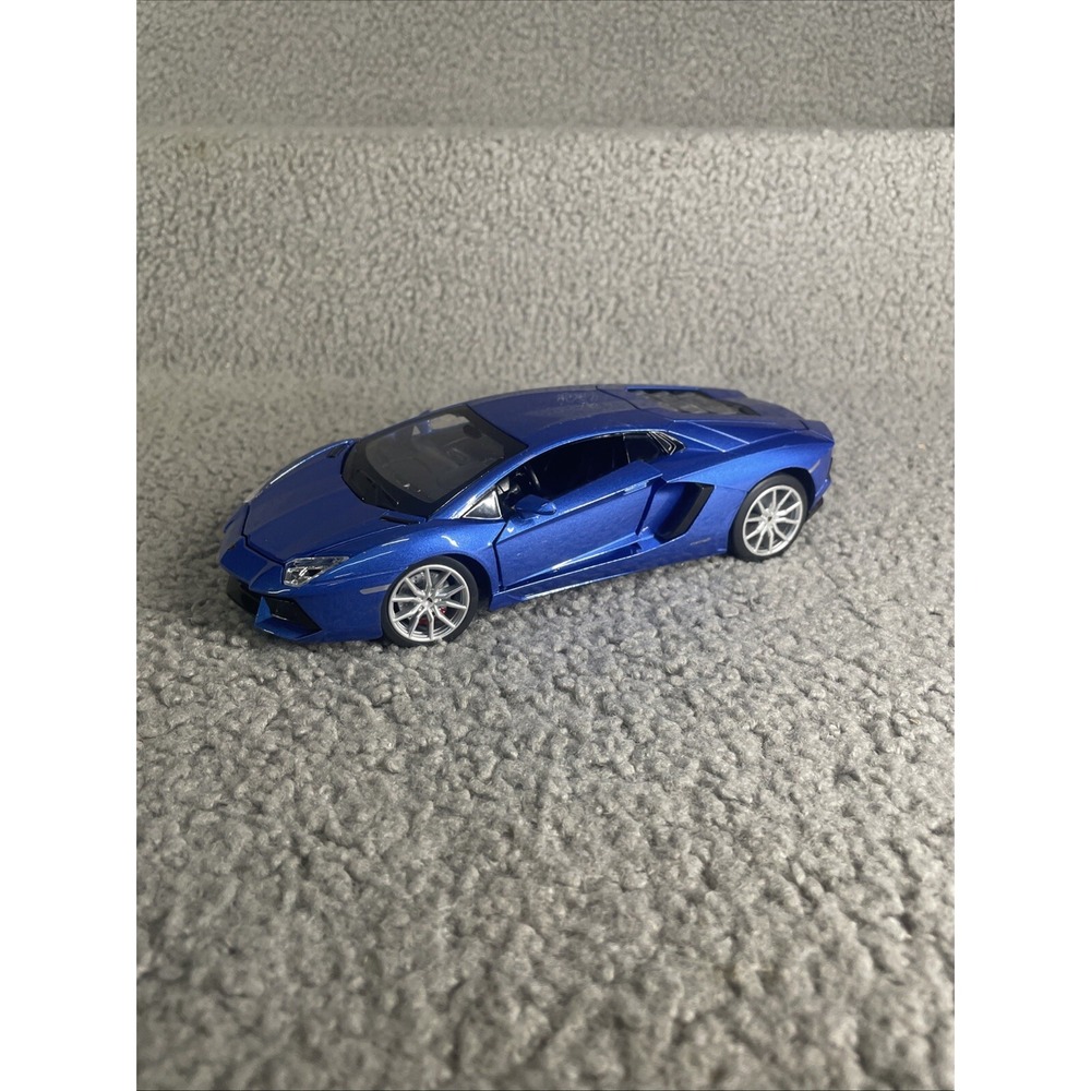 Replica 1:24 Lamborghini Aventador Coupe Diecast, Blue‎